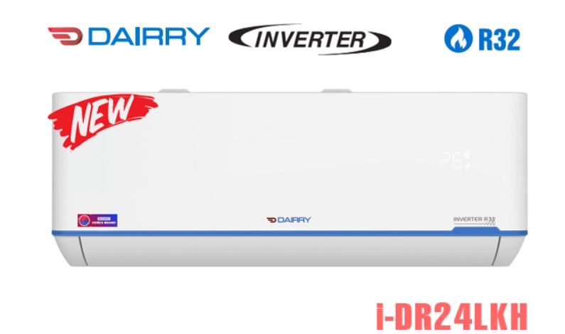 Điều hòa inverter Dairry i-DR24LKH sở hữu thiết kế mới mẻ đẹp mắt