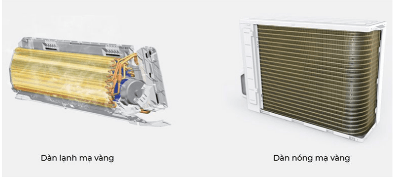 9. Máy lạnh 18000BTU Ecool ECL-1E18WF có Dàn lạnh/ dàn nóng mạ vàng bền bỉ với thời gian