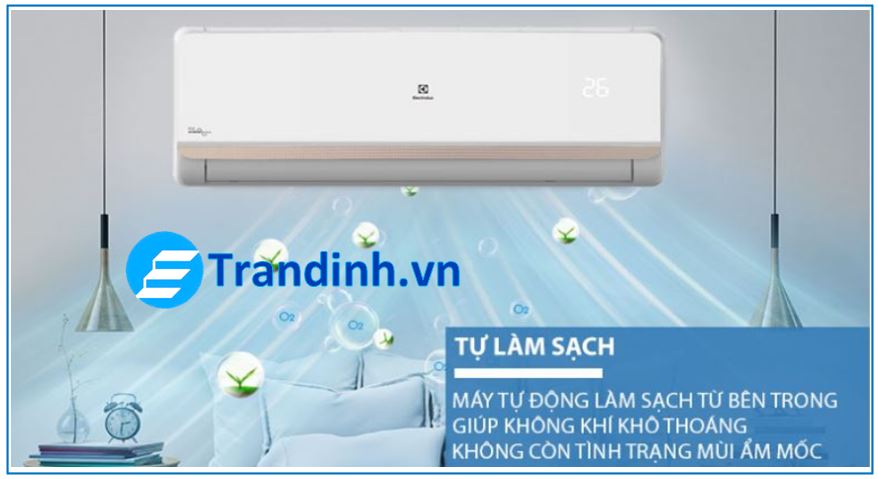Máy lạnh Electrolux sở hữ chức năng tự làm sạch I-Clean hiện đại
