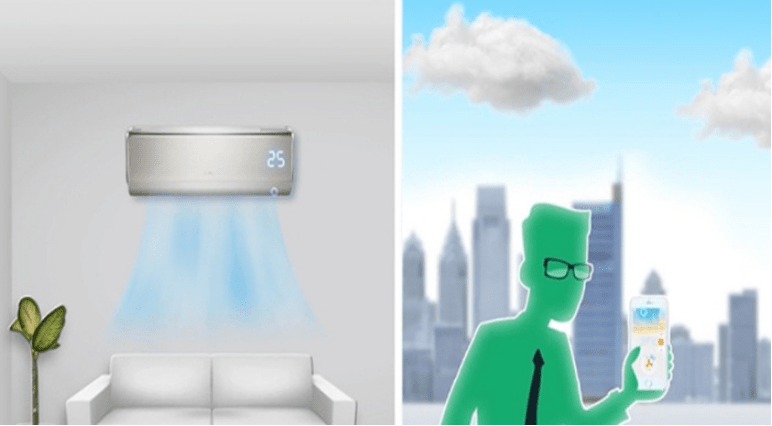 Điều hòa Erito ETI-N10CS1 9000BTU 1 chiều 8 5. Điều hòa Nhập khẩu Erito ETI-N10CS1 có thể điều khiển qua điện thoại với kết nối Smart Wifi