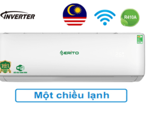 1. Điều hòa Erito ETI-V25CS1 với thiết kế nguyên khối chắc chắn, hiện đại