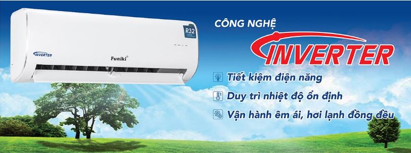 Điều hòa Funiki 12000BTU 2 chiều inverter HIH12TMU 8 Inverter- công nghệ tiết kiệm điện tân tiến nhất hiện nay