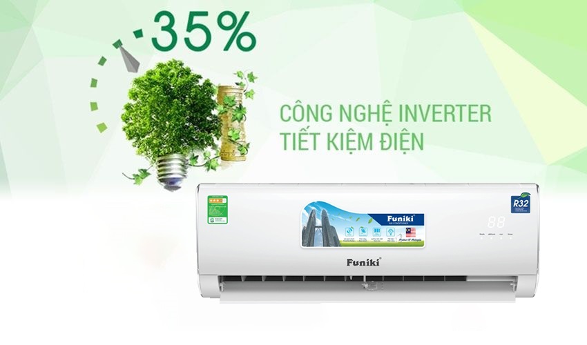 Tiết kiện tiền điện hàng tháng nhờ công nghệ inverter