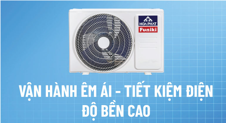 Điều hoà Funiki 1 chiều 24000 BTU HSC24TMU 7 Điều hoà Funiki vận hành bền bỉ với thời gian