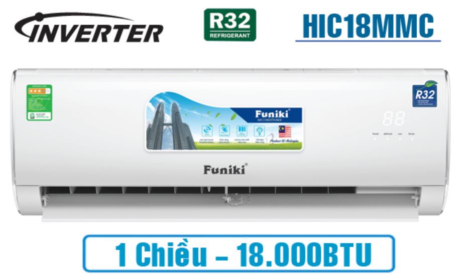 Điều hòa Funiki HIC18MMC 18000BTU 1 chiều inverter
