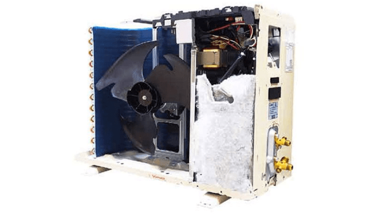 Điều hòa General ASGG12JLTB-V 12000BTU 1 chiều inverter 10 7. Máy lạnh General ASGG12JLTB-V có dàn tản nhiệt chống ăn mòn màu xanh Bluefin