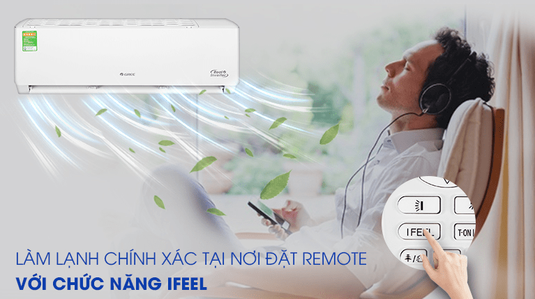 Cảm biến I Feel điều chỉnh chính xac nhiệt độ phòng tại vị trí Remote