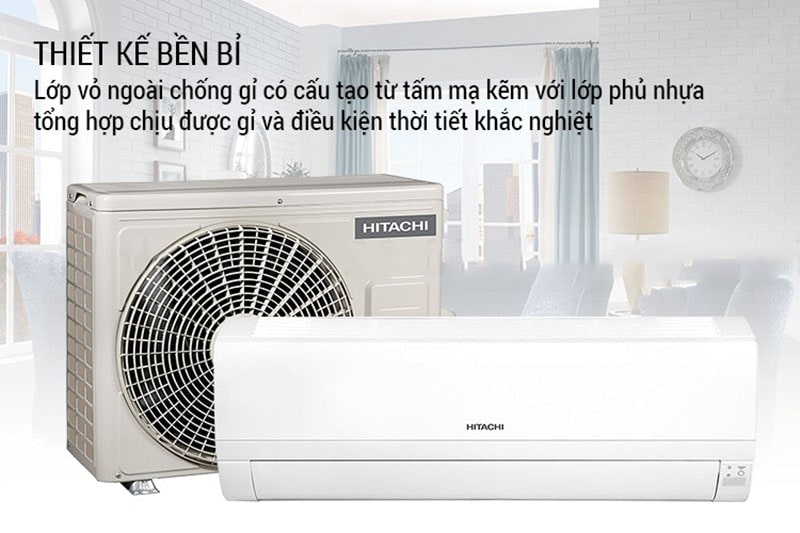 Máy lạnh Hitachi có chức năng cài đặt hẹn tự động tắt hiện đại