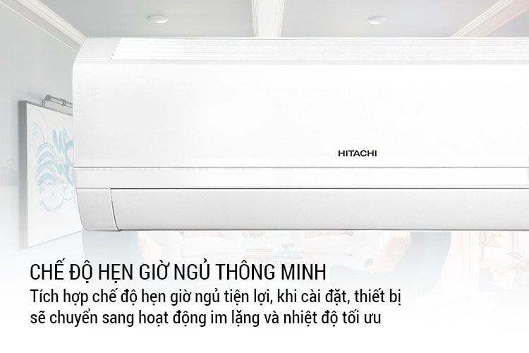 Điều hòa Hitachi sở hữu chế độ hẹn giờ ngủ thông minh