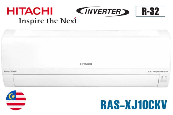 1. Điều hòa Hitachi RAS-XJ10CKV 9000BTU 1 chiều thiết kế sang trọng, tinh tế