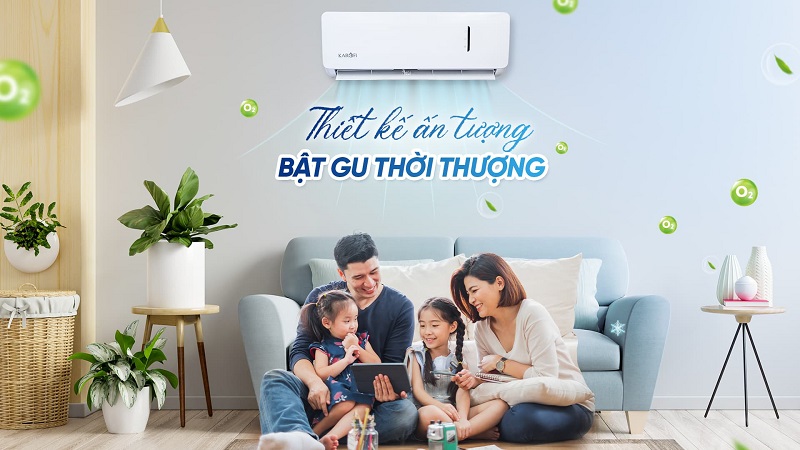 Điều hòa Karofi 9000BTU KDC-WF09 5 Điều hòa Karofi 9000BTU KDC-WF09 thiết kế ấn tượng - hiện đại sang trọng