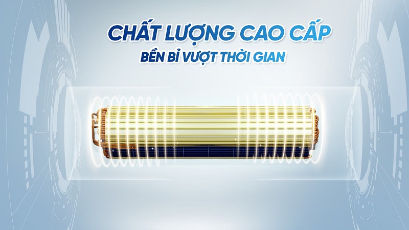 Điều hòa Karofi 9000BTU KDC-WF09 8 Điều hòa Karofi 9000BTU KDC-WF09 trang bị dàn tản nhiệt mạ vàng