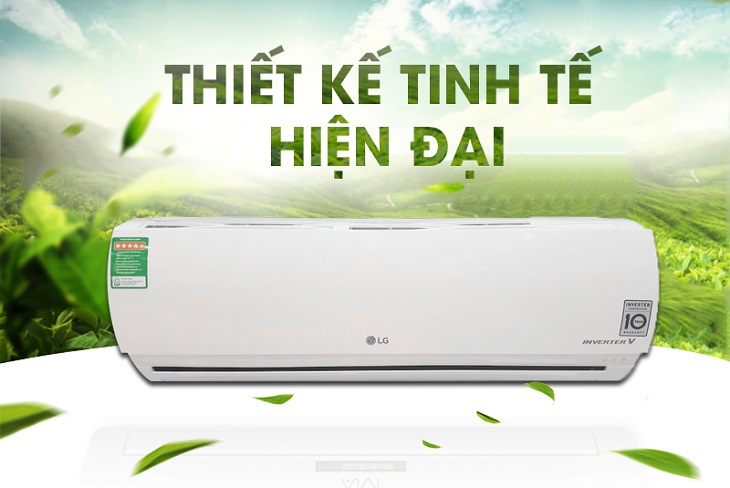 Thiết kế hiện đại, trẻ trung của điều hòa LG 12000 BTU B13API model 2022