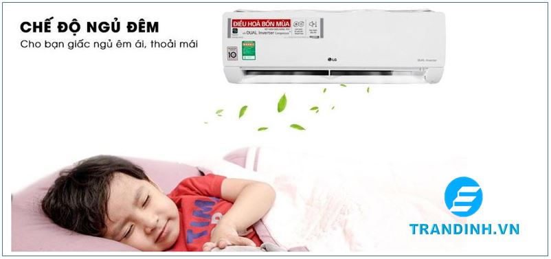 Điều hòa LG có tốt không? Ưu nhược điểm | Có tiết kiệm điện 23 Điều hòa LG có chế độ ngủ ban êm êm ái cho bạn một giấc ngủ sâu một giấc ngủ khỏe