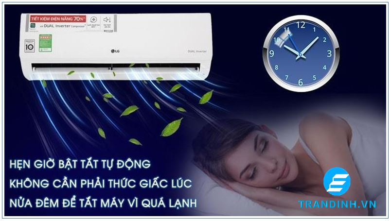 Điều hòa LG có tốt không? Ưu nhược điểm | Có tiết kiệm điện 22 Điều hòa LG cơ chế hẹn giờ bất tắt tự động tiên tiến thông minh