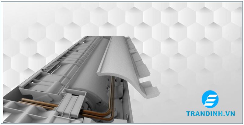 Điều hòa LG có tốt không? Ưu nhược điểm | Có tiết kiệm điện 33 Điều hòa LG trang bị tấm xốp cách nhiệt chống ồn chống ẩm chống rung nano tiên tiến