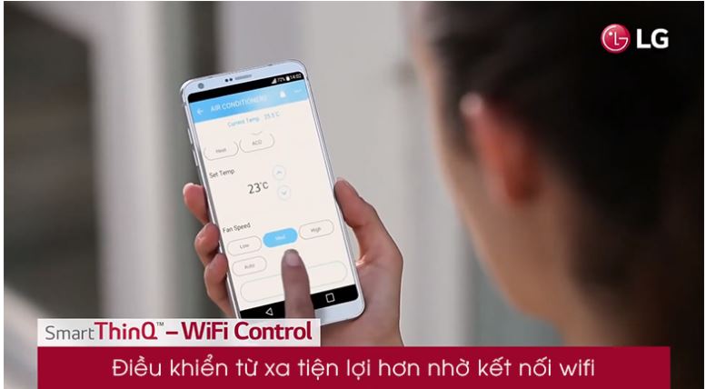 11. Dễ dàng điều khiển bằng điện thoại tiện lợi, nhanh chóng nhờ kết nối wifi