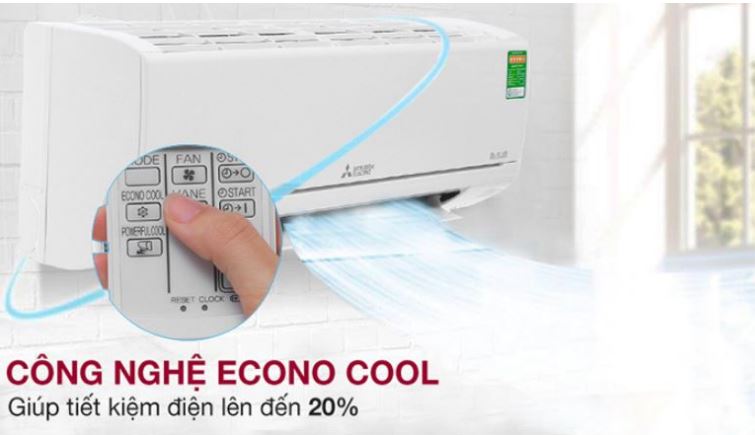 Máy lạnh Mitsubishi Electric MS-HP35VF 12000BTU tiết kiệm điện năng hiệu quả
