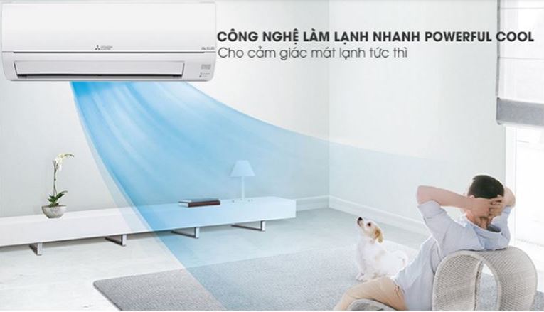 Điều hòa 1 chiều Mitsubishi Electric HP35VF làm lạnh nhanh cấp tốc