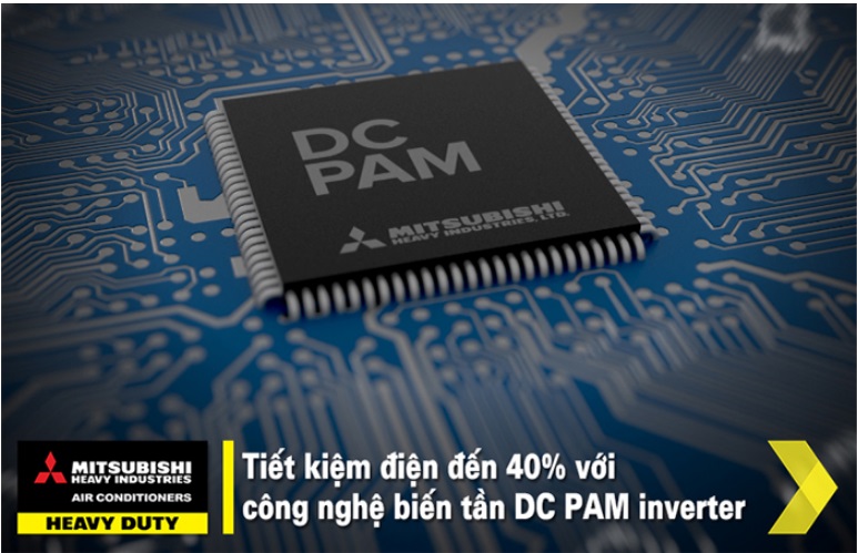 2. Điều hòa Mitsubishi SRC10YXS-W5 | Vận hành êm, tiết kiệm điện năng với công nghệ DC PAM inverter