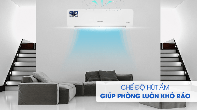 7. Không gian khô ráo, thoáng đãng nhờ tính năng hút ẩm thông minh