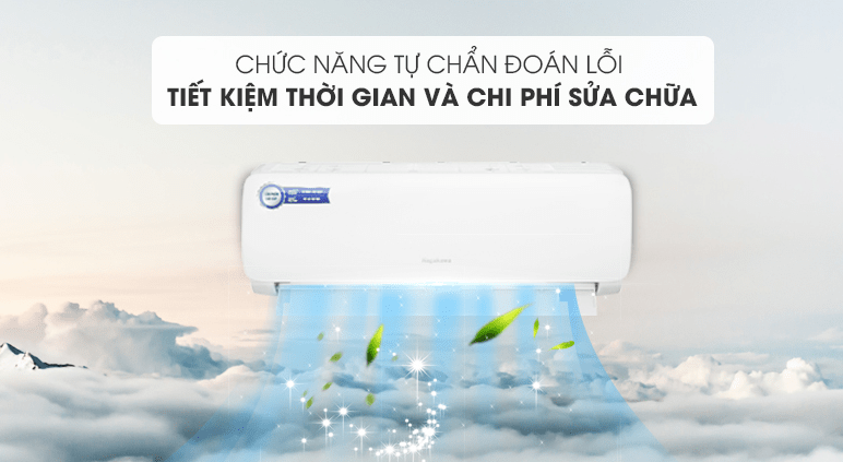Điều hoà Nagakawa 9000btu NS-C09R2M09 12 10. Tiết kiệm thời gian, chi phí sửa chữa với chức năng tự đoán lỗi hiện đại