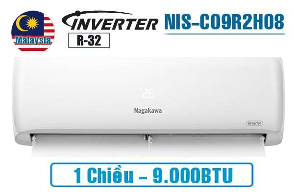Điều hòa Nagakawa 9000BTU NIS-C09R2H08 1 chiều inverter: Hiệu suất và tiện ích vượt trội