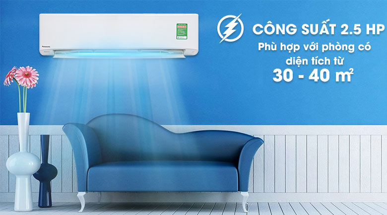 Điều hòa Panasonic 24000BTU XZ24XKH-8 2 chiều inverter 4 Công suất 24000BTU là lựa chọn rất lý tưởng dành cho những căn phòng lớn với diện tích dưới 40 mét vuông