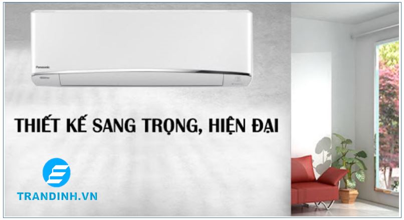 Điều hòa Panasonic có thiết kế bắt mắt, hiện đại sang trọng