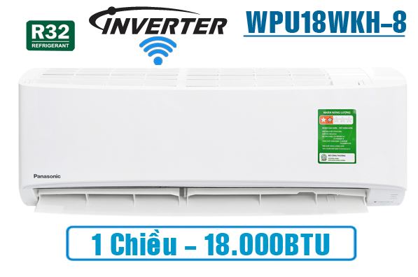 Phòng 25m2 dùng điều hòa công suất bao nhiêu BTU 2 Điều hòa Panasonic CU/CS-WPU18WKH-8M 1 chiều inverter 18000BTU