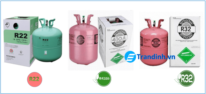 Gas điều hòa có những loại nào ?