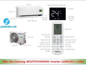 1. Tổng quan Điều hòa Samsung AR13TYHYCWKNSV 12000 BTU 1 chiều Inverter 