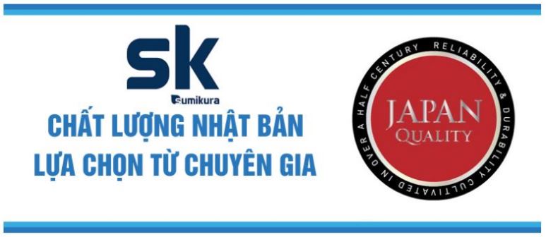 2. Sumikura thương hiệu hàng đầu Nhật Bản, sản xuất tại Thái Lan