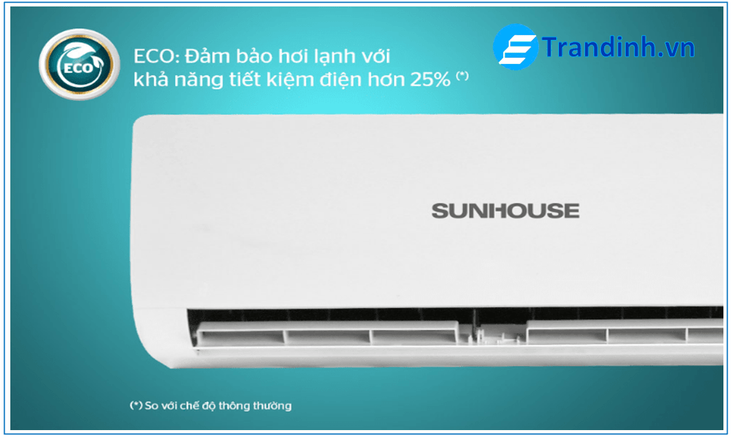 Điều hòa Sunhouse có TỐT KHÔNG ? Đánh giá CHI TIẾT NHẤT 6 Điều hòa Sunhouse có tính năng ECO tiết kiệm điện năng hiệu quả