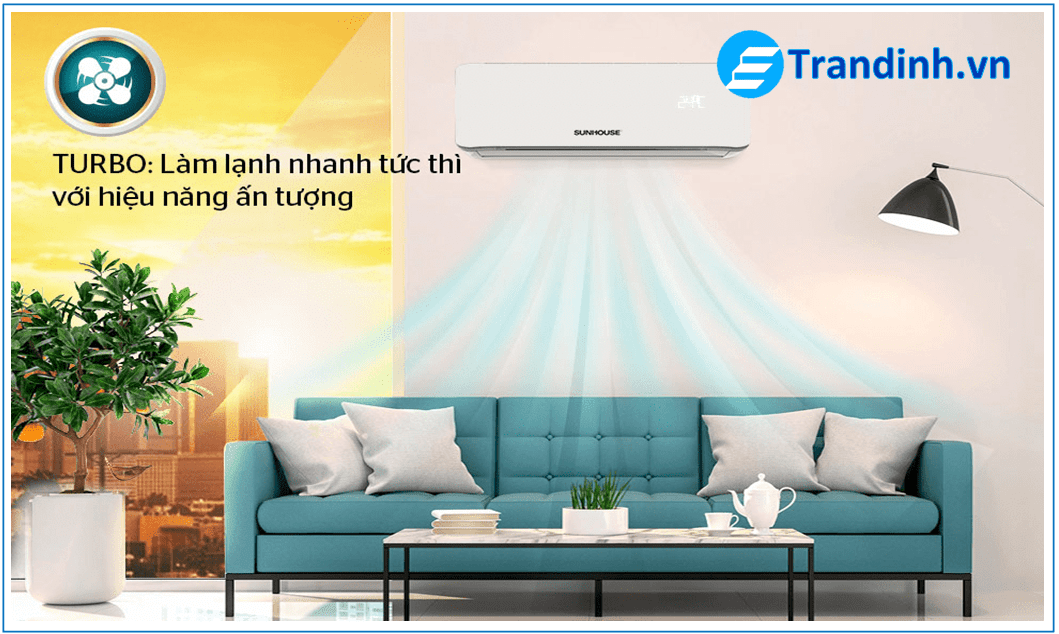 Điều hòa Sunhouse có TỐT KHÔNG ? Đánh giá CHI TIẾT NHẤT 4 Điều hòa Sunhouse làm lạnh nhanh, cực sâu
