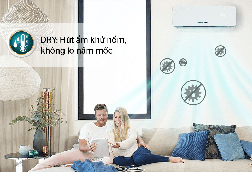 Điều hoà Sunhouse 9000BTU SHR-AW09C310 9 4. Máy lạnh Sunhouse SHR-AW09C310 sử dụng Gas R410a an toàn sức khỏe, thân thiện môi trường