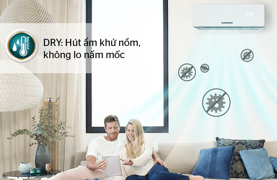 Điều hòa Sunhouse SHR-AW09C320 1 chiều 9000btu 14 10. Máy lạnh Sunhouse SHR-AW09C320 sử dụng Gas R410a an toàn sức khỏe, thân thiện môi trường