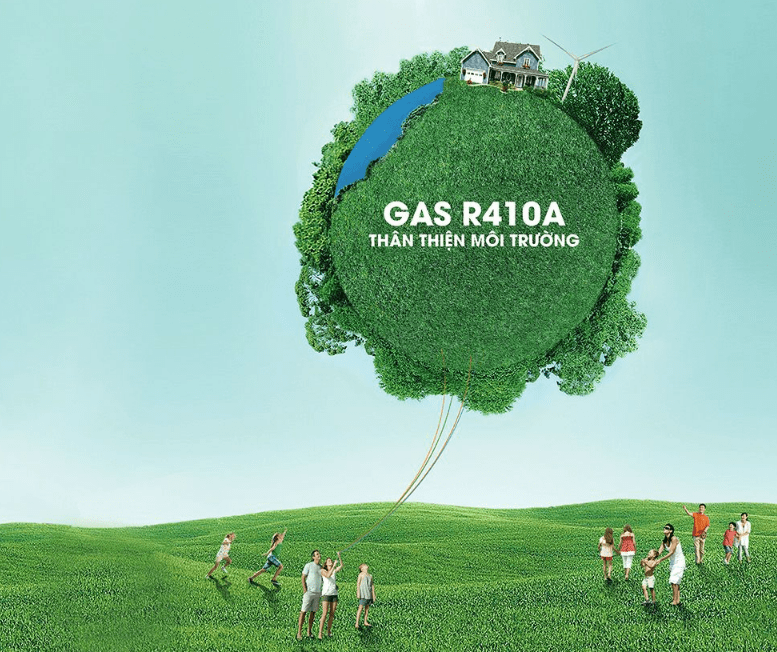 Điều hoà Sunhouse 2 chiều 9000BTU SHR-AW09H310 16 Điều hoà Sunhouse SHR-AW09H310 sử dụng gas R410a an toàn sức khỏe, thân thiện với môi trường