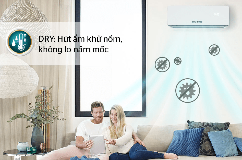 Điều hòa Sunhouse 12000BTU 1 chiều SHR-AW12C310 15 10. Máy lạnh Sunhouse SHR-AW12C310 sử dụng Gas R410a an toàn sức khỏe, thân thiện môi trường