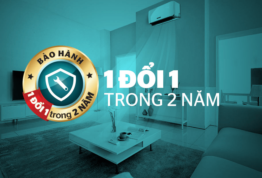 Điều hòa Sunhouse 12000BTU 1 chiều SHR-AW12C310 16 11. Điều hòa Sunhouse 12000BTU 1 chiều SHR-AW12C310 bảo hành 1 đổi 1 trong 2 năm
