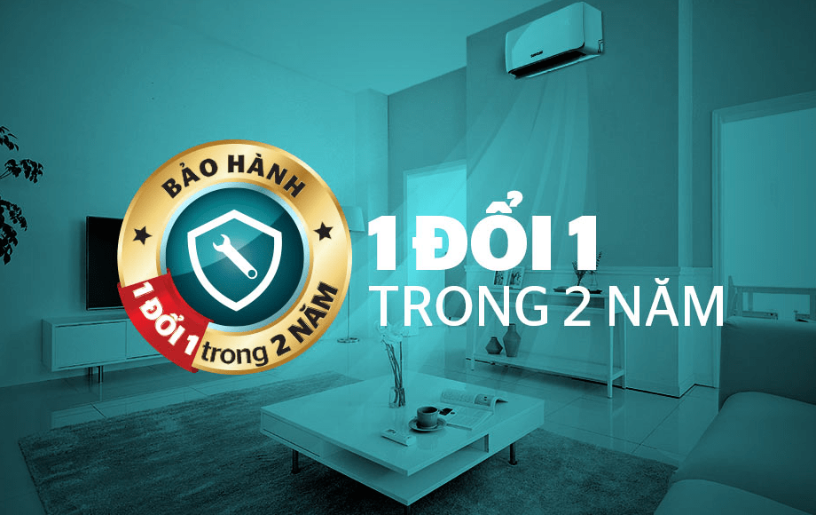 Điều hoà Sunhouse SHR-AW12H310 2 chiều 1.5HP 15 11. Bảo hành 1 đổi 1 trong 2 năm với điều hoà Sunhouse AW12H310