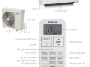 1. Tổng quan điều hòa Toshiba RAS-H10X2KCVG-V 9000BTU 1 chiều inverter