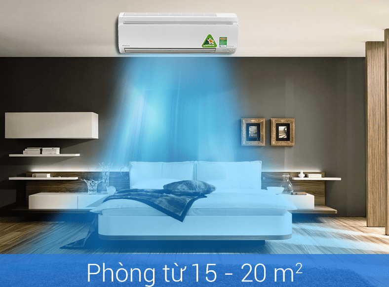 2. Điều hòa Toshiba RAS-H13E2KCVG-V Inverter 1.5 HP phù hợp diện tích căn phòng từ 15 - 20 m2