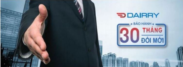 Điều hòa tủ đứng Dairry F-DR50KC 50000BTU 1 chiều 8 5. Điều hòa Dairry có chế độ bảo hành 1 đổi 1 trong vòng 30 tháng