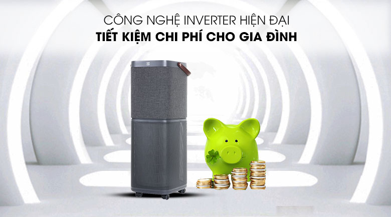 Máy lọc không khí Electrolux PA91-606DG 12 PA91-606DG sở hữu công nghệ Inverter siêu tiết kiệm điện hiệu quả cao