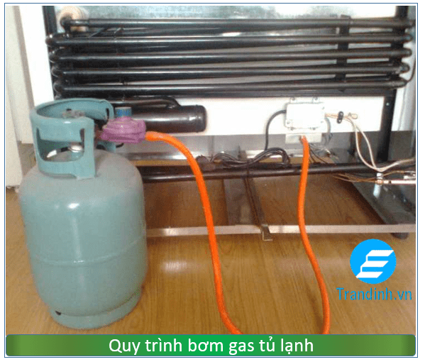 Quy trình bơm gas tủ lạnh