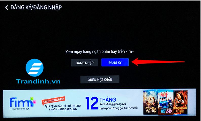 Bạn bấm vào mục “Đăng ký” sau đó tạo tài khoảnvà truy cập vào ứng dụng