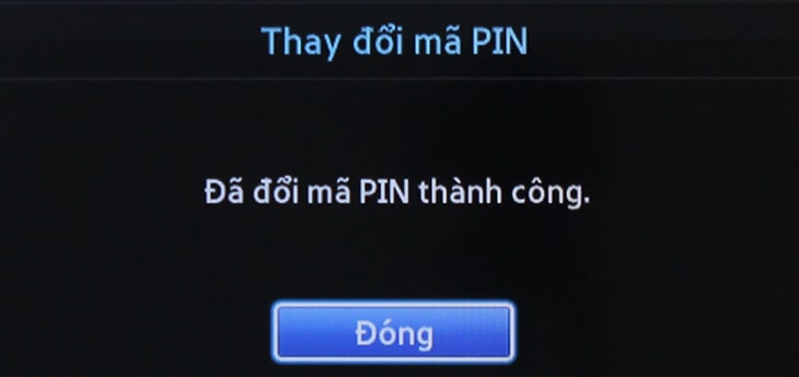 Hướng dẫn cách đổi mã PIN trên tivi Samsung【4 Bước】 6 Bước 4.