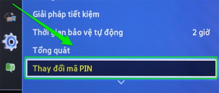 Hướng dẫn cách đổi mã PIN trên tivi Samsung【4 Bước】 3 Bước 2.