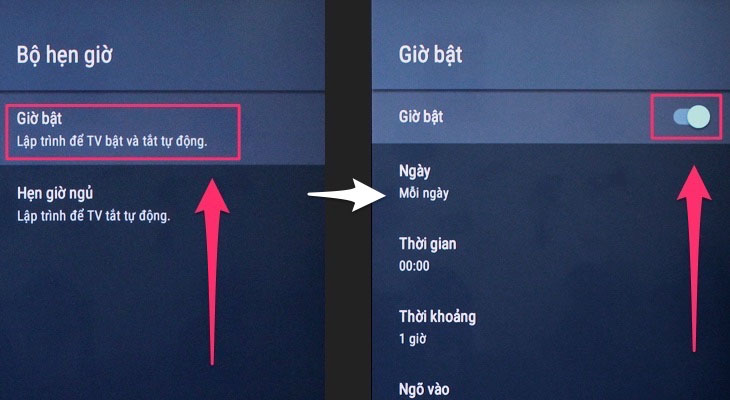 Hướng dẫn cách hẹn giờ tắt, bật cho tivi Sony | Mới Nhất 3 Giờ bật